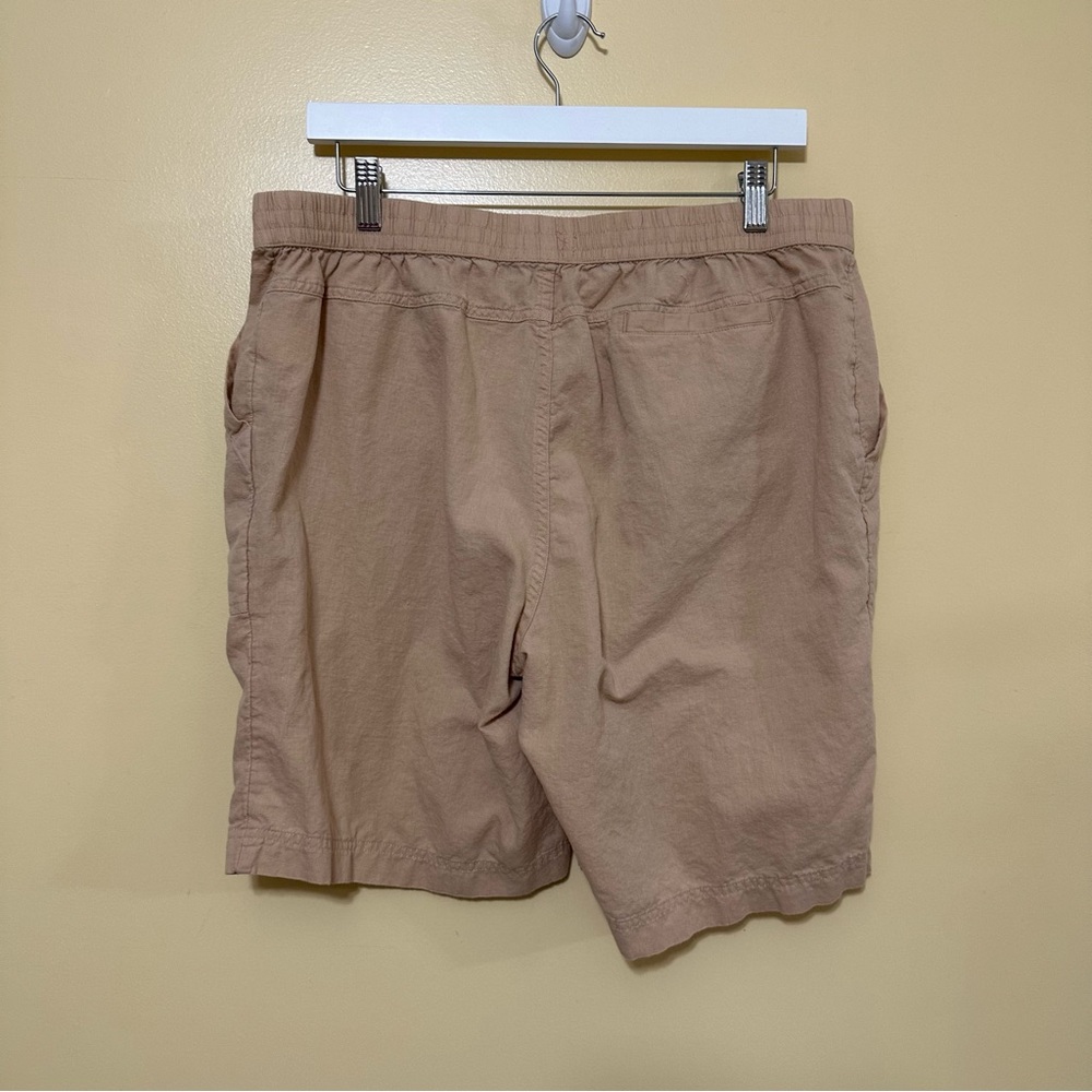 Pact Canopy Linen Blend Weekend Short Men XL Ginger Root - Picture 5 of 8